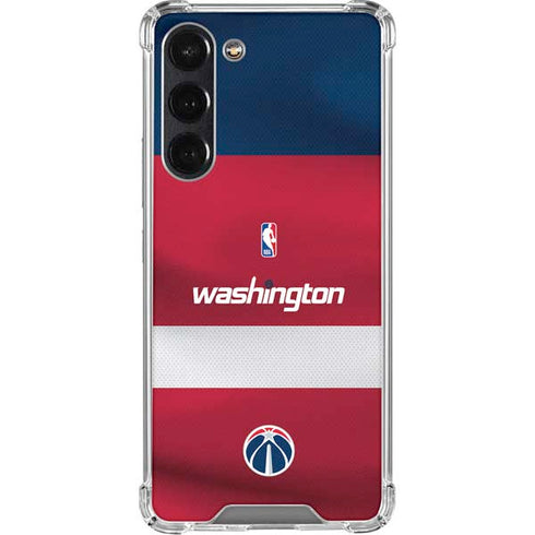 NBA Washington Wizards Jersey Galaxy S24 FE Clear Case